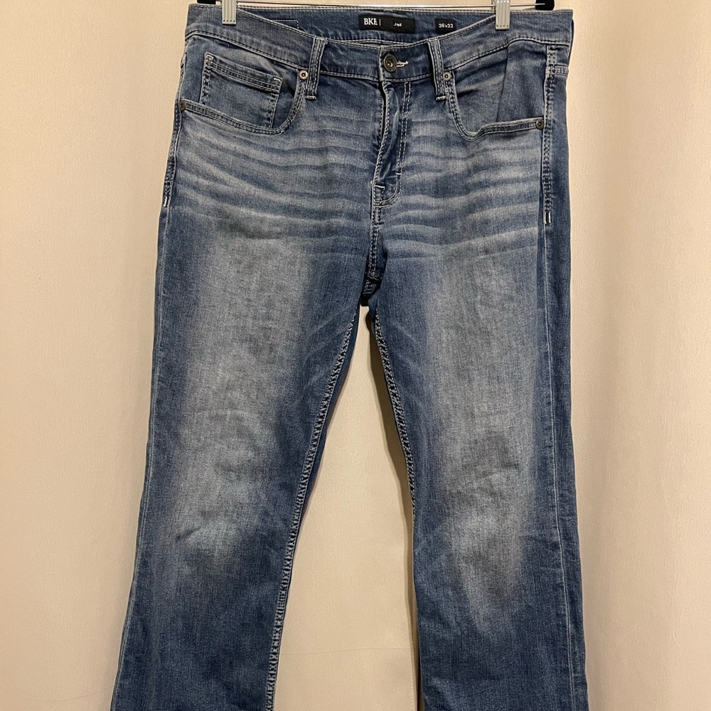 BKE Men's Straight Jeans - Blue